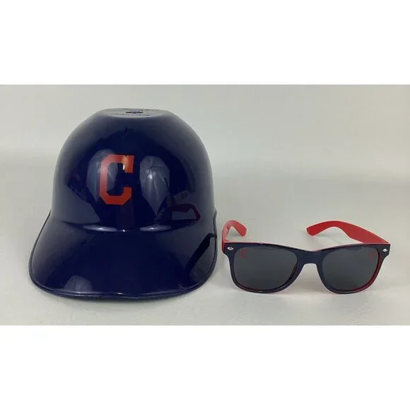 Cleveland Indians Guardians Replica Baseball Batting Helmet Lexus Sunglasses MLB - Picture 2 of 10
